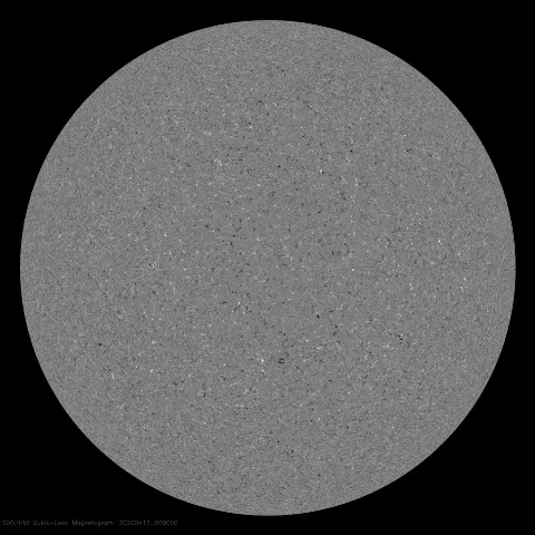 Image of Sun's magnetic field