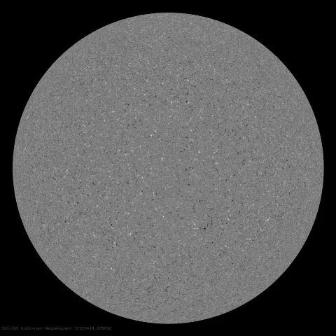 Image of Sun's magnetic field