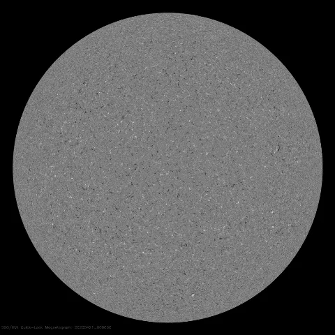 Image of Sun's magnetic field