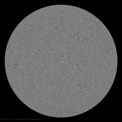 Image of Sun's magnetic field