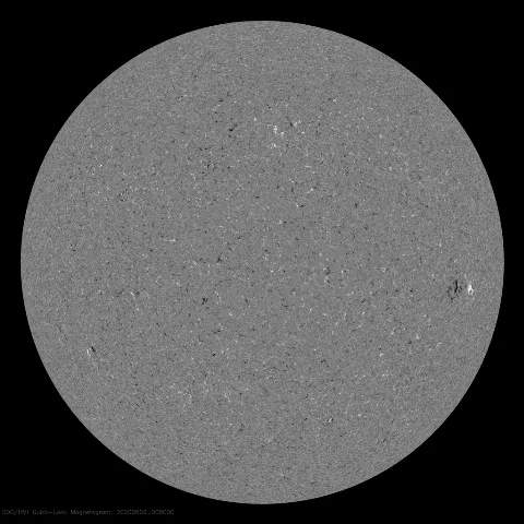 Image of Sun's magnetic field