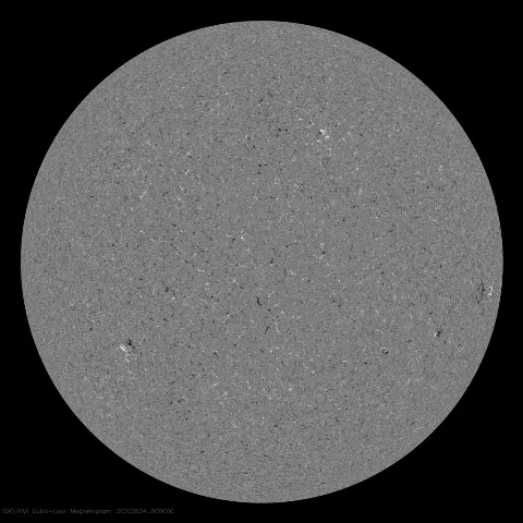 Image of Sun's magnetic field