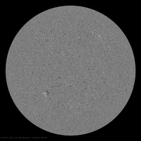 Image of Sun's magnetic field