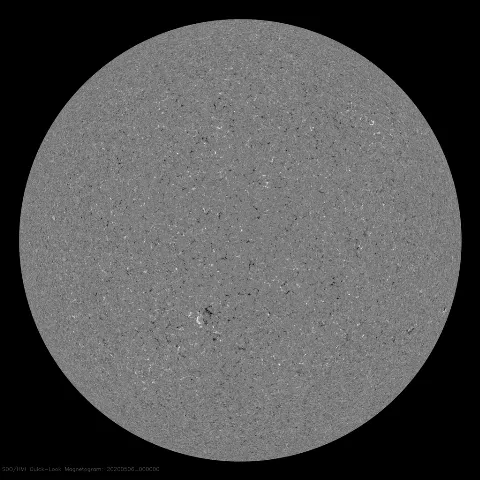 Image of Sun's magnetic field