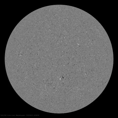 Image of Sun's magnetic field