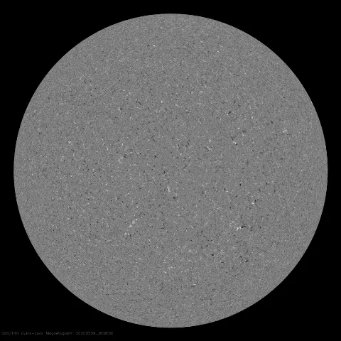 Image of Sun's magnetic field