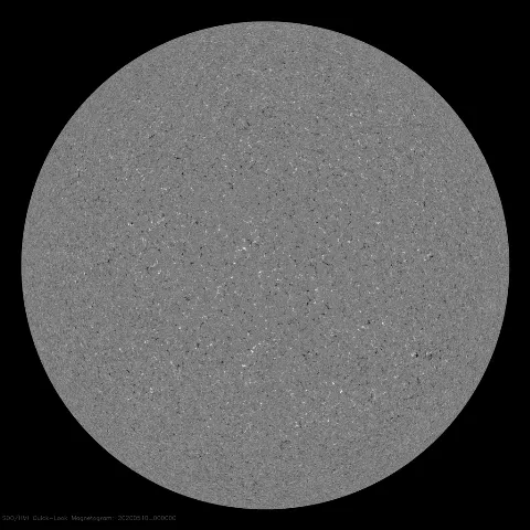 Image of Sun's magnetic field