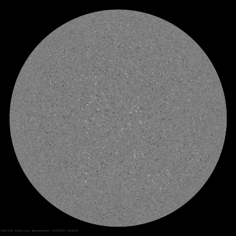 Image of Sun's magnetic field