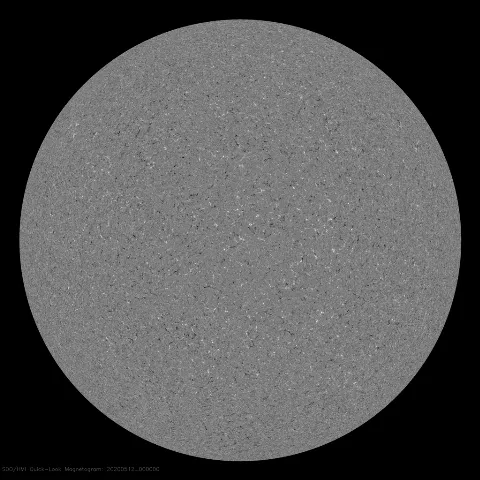 Image of Sun's magnetic field