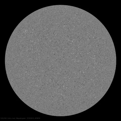 Image of Sun's magnetic field