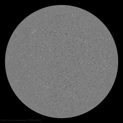 Image of Sun's magnetic field