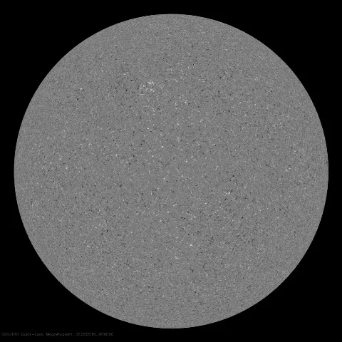 Image of Sun's magnetic field