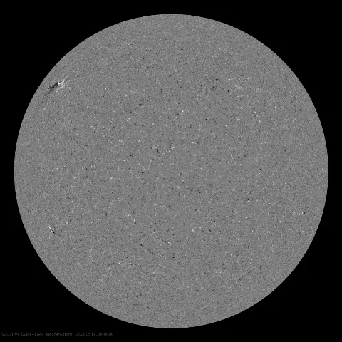 Image of Sun's magnetic field