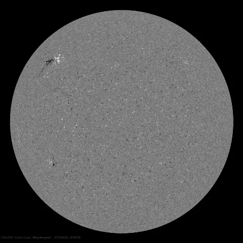 Image of Sun's magnetic field