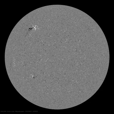 Image of Sun's magnetic field