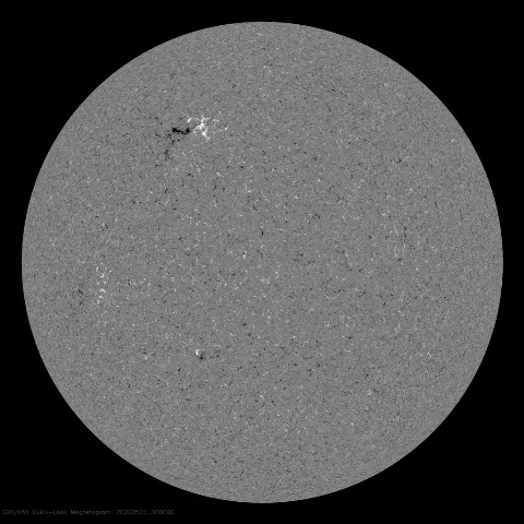 Image of Sun's magnetic field