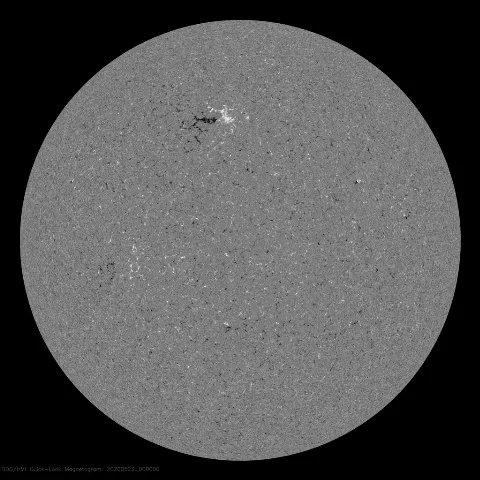 Image of Sun's magnetic field