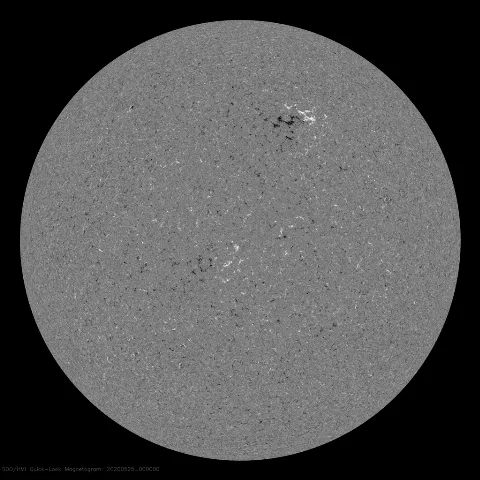 Image of Sun's magnetic field