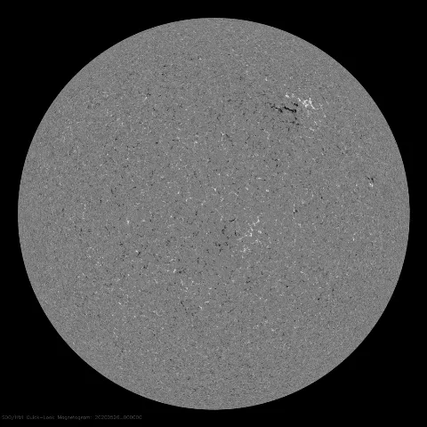 Image of Sun's magnetic field