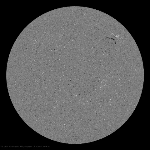 Image of Sun's magnetic field