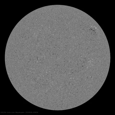 Image of Sun's magnetic field