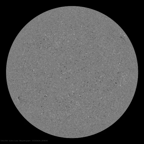 Image of Sun's magnetic field