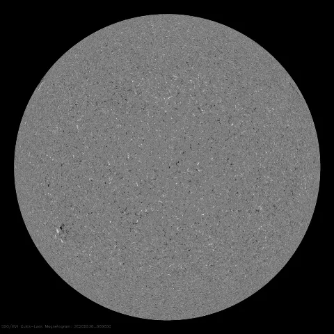 Image of Sun's magnetic field