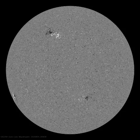 Image of Sun's magnetic field