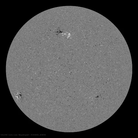 Image of Sun's magnetic field