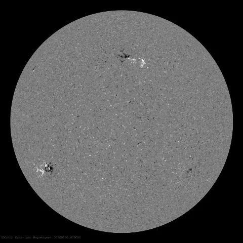 Image of Sun's magnetic field