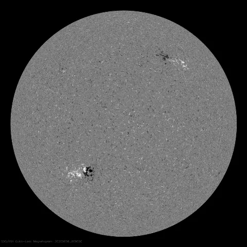 Image of Sun's magnetic field