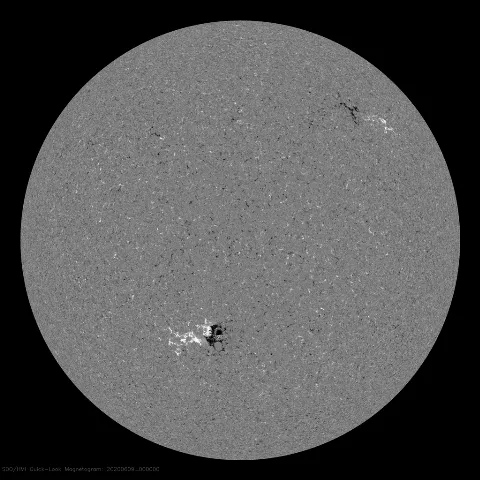 Image of Sun's magnetic field