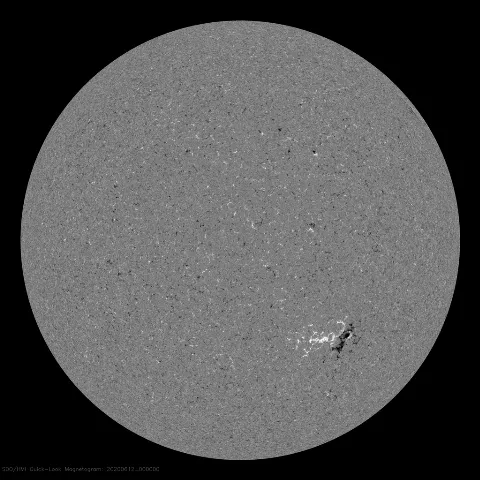 Image of Sun's magnetic field