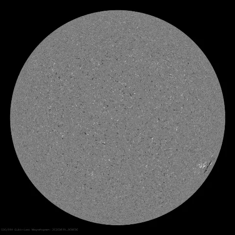 Image of Sun's magnetic field