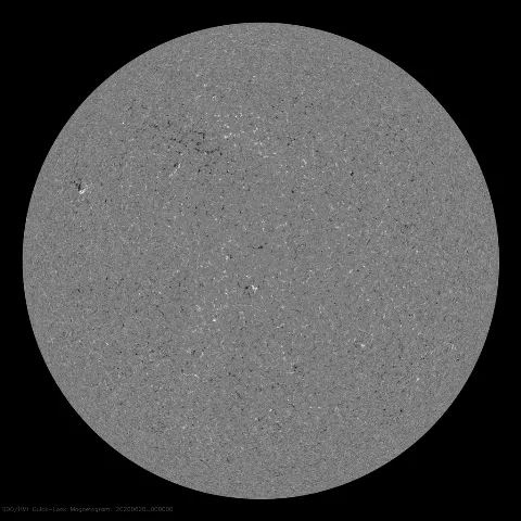 Image of Sun's magnetic field