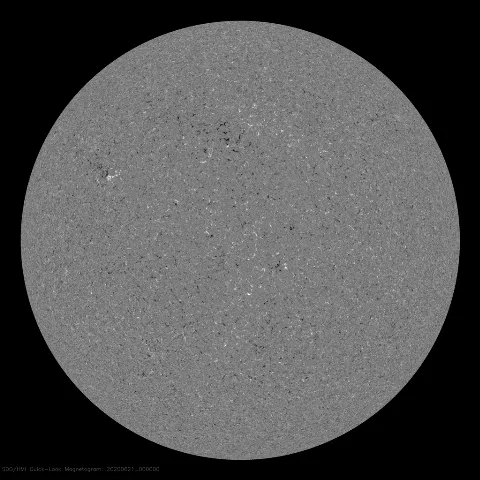 Image of Sun's magnetic field