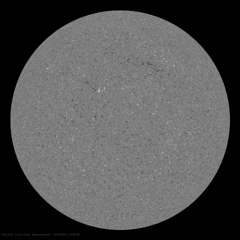 Image of Sun's magnetic field