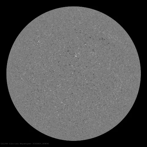 Image of Sun's magnetic field