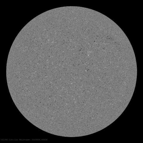 Image of Sun's magnetic field