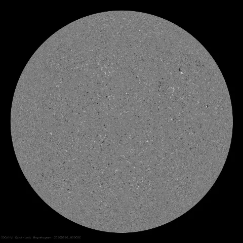 Image of Sun's magnetic field