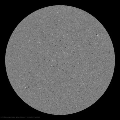 Image of Sun's magnetic field