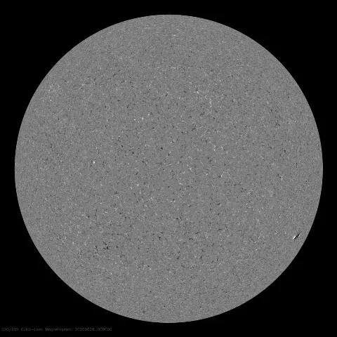 Image of Sun's magnetic field