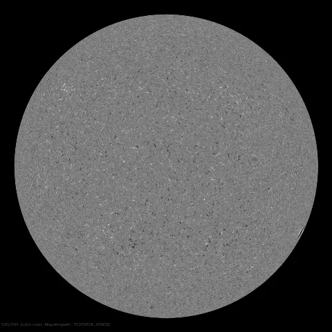 Image of Sun's magnetic field