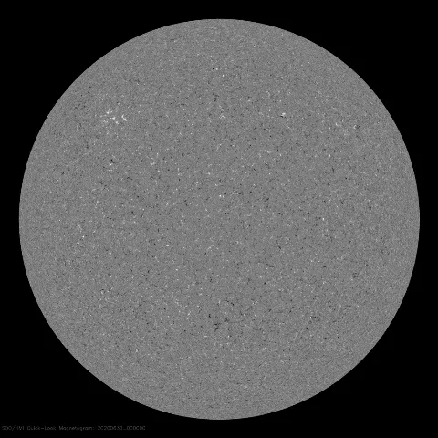 Image of Sun's magnetic field