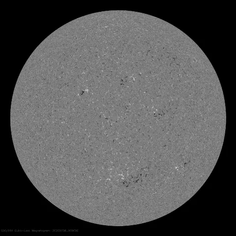 Image of Sun's magnetic field