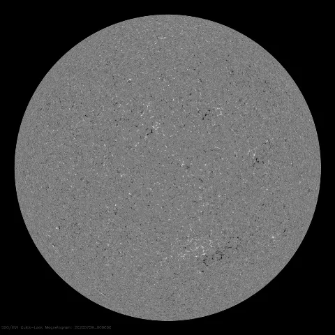 Image of Sun's magnetic field