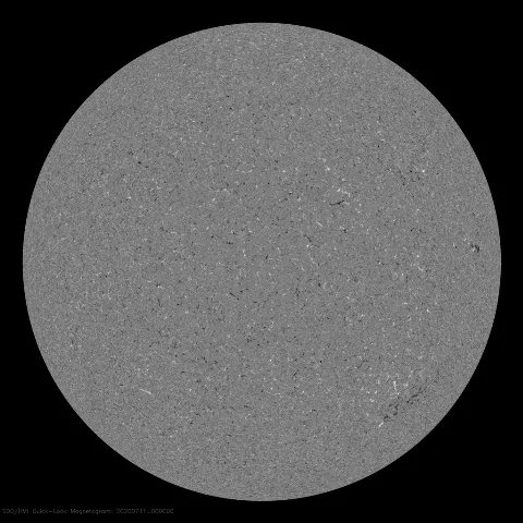 Image of Sun's magnetic field