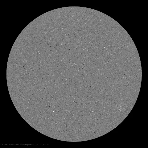 Image of Sun's magnetic field