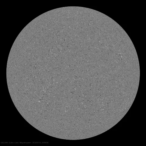 Image of Sun's magnetic field