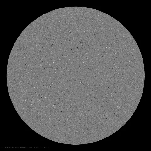 Image of Sun's magnetic field